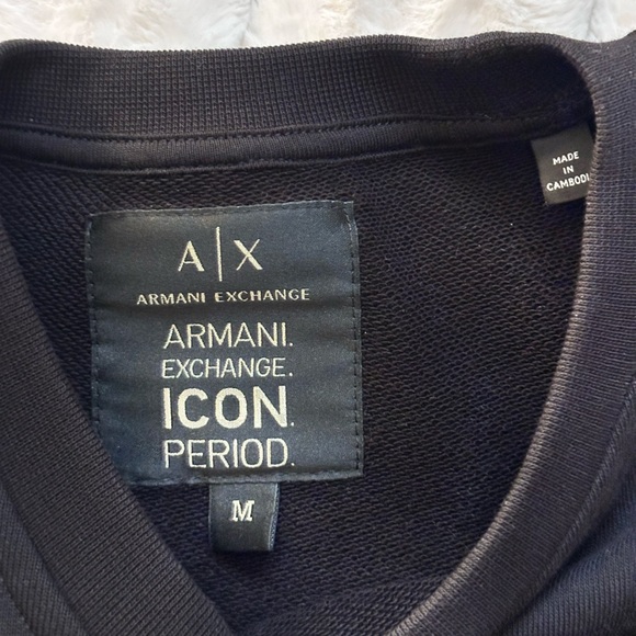 Armani Exchange Gold Logo Sweater - Picture 3 of 3